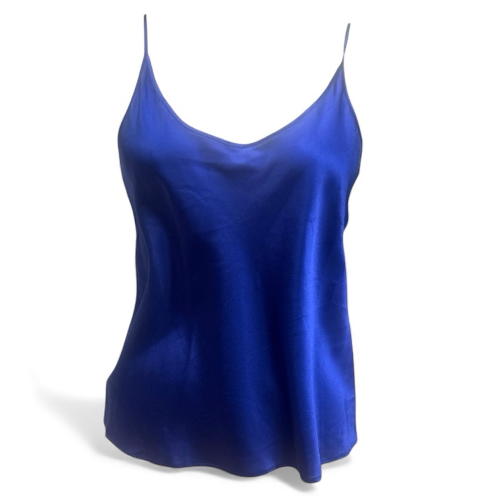 La Perla Silk Cami XS NWT Electric Blue Luxe Lingerie Top - Picture 2 of 6